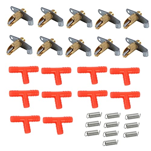 DIKACA 10Stücke Kaninchenfeder Wassertränker Trinkausrüstung Für Nagetiere Kaninchen Spring Waterer Zuverlässige Fütterungslösung Für Haustiere Einfache Handhabung DIKACA 10Stücke Kaninchenfeder Wassertränker Trinkausrüstung Für Nagetiere Kaninchen Spring Waterer Zuverlässige Fütterungslösung Für Haustiere Einfache Handhabung von DIKACA