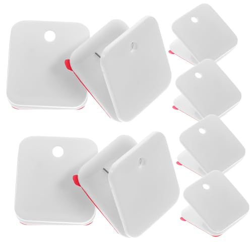 DIKACA 12 Stück Teiliges Selbstklebendes Hunde Urinal Pad Halter Robustem Kunststoff Wandmontierbar Rostfrei Kratzfest Platzsparend Zuverlässiger Urinunterlagenhalter für Müheloses von DIKACA