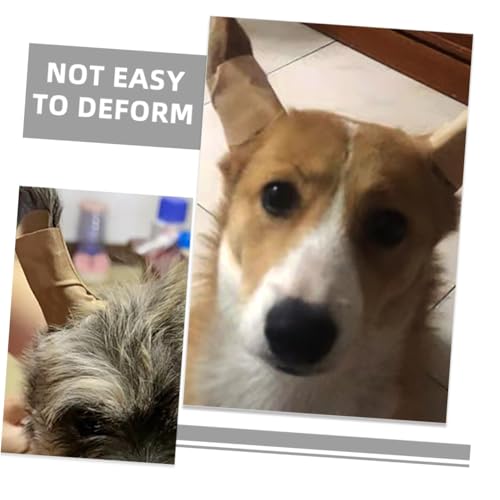 DIKACA 2 Paare Hundestandohren Aufkleber Hunderohr stützaufkleber für Welpen Sanfte Ohrkorrektur klebstofffrei Langlebige Ohrenhilfe für Dobermann Shiba Inu und Kleine Hunde DIKACA 2 Paare Hundestandohren Aufkleber Hunderohr stützaufkleber für Welpen Sanfte Ohrkorrektur klebstofffrei Langlebige Ohrenhilfe für Dobermann Shiba Inu und Kleine Hunde von DIKACA