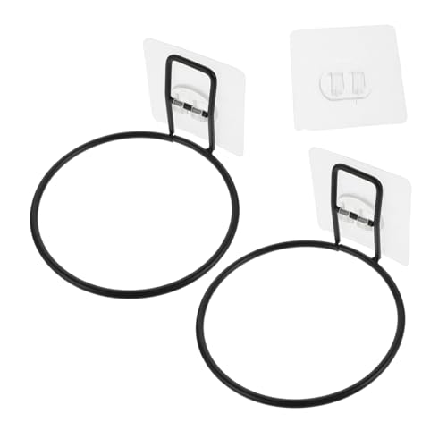 DIKACA 2 STÜCK Wandhalterung für Futter Wassernäpfe Sichere Wandmontage Platzsparendes Design Glatte Oberfläche für Katzen und Kleine Hunde Praktisches Pet Feeding Bowl Rack von DIKACA