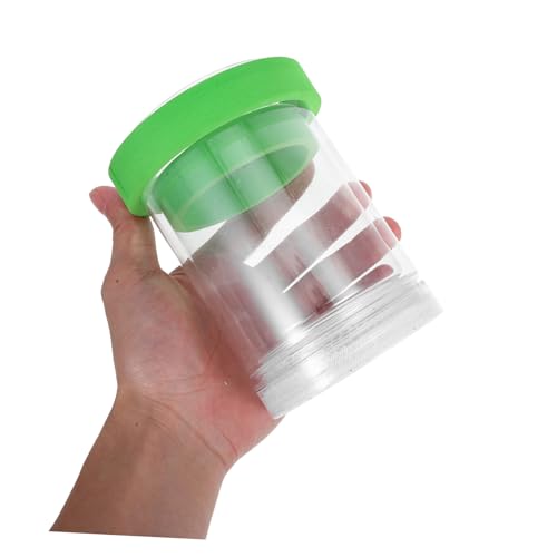 DIKACA 2 Sätze Aquarium Zuchtbox für Kleine Fische Schwimmende Isolation Kompakter Brutkasten für Guppys Betta Garnelen Effiziente Laich Aufzuchtlösung Platzsparend Grün von DIKACA