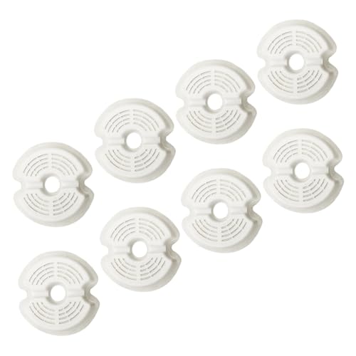 DIKACA 2 Sätze Ersatzfilter für Katzentrinkbrunnen Pet Fountain Filter aus Langlebigem Abs und Vlies Stabile Schnelle Filtration Geeignet für Katzen und Kleine Hunde Klareres Wasser für von DIKACA