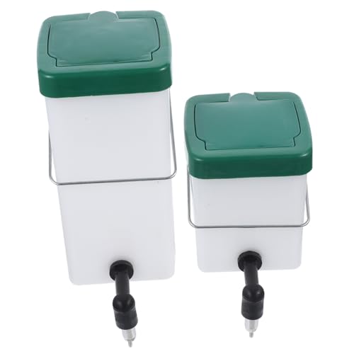 DIKACA 2 Stück Automatischer Kaninchen Wasserspender Teilig und Bpa Frei Langlebig Leicht zu Reinigen mit Glatter Oberfläche Sicher für Hasen und Kleine Nager Einfache Am Käfig von DIKACA