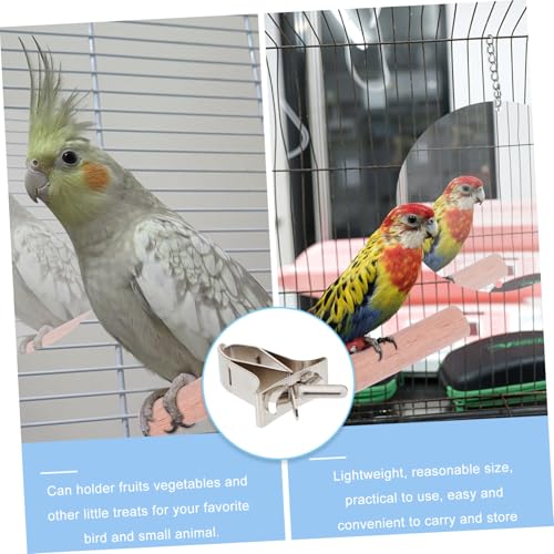 DIKACA 2 Stück Edelstahl Futterklemme für Vogelkäfig Kompakte Langlebige Lebensmittelhalter für Papageien und Andere Vögel Rostfrei Praktisch Sicher für Haustierfutterbefestigung DIKACA 2 Stück Edelstahl Futterklemme für Vogelkäfig Kompakte Langlebige Lebensmittelhalter für Papageien und Andere Vögel Rostfrei Praktisch Sicher für Haustierfutterbefestigung von DIKACA