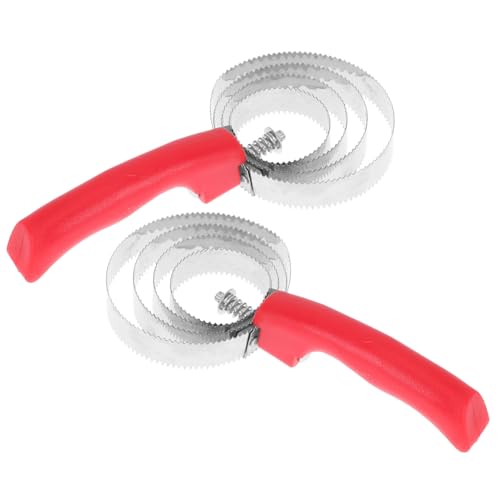 DIKACA 2 Stück Edelstahl Pferde Haarentferner Langlebiger Pferdehaar Striegel mit Ergonomischem Griff Sanft zur Haut gegen Lose Haare für Pferdepflege im Stall Zufällige Zufällige Farbe von DIKACA