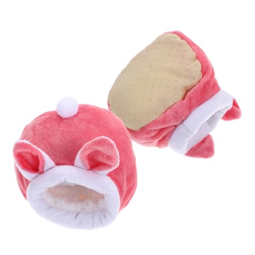 DIKACA 2 Stück Hamsterbett Kuscheliges Winter Nest aus Warmem Baumwollfleece für Kleine Haustiere Wie Hamster und Igel mit Niedlichem Cartoon Design Atmungsaktiv und Pflegeleicht DIKACA 2 Stück Hamsterbett Kuscheliges Winter Nest aus Warmem Baumwollfleece für Kleine Haustiere Wie Hamster und Igel mit Niedlichem Cartoon Design Atmungsaktiv und Pflegeleicht von DIKACA