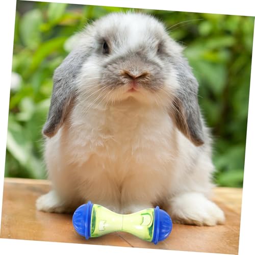 DIKACA 2 Stück Teiliges Bunny Snackspender Knochenform Interaktives Futterspielzeug für Kaninchen und Meerschweinchen Langlebig Langsam Fütternd Spaßiges Beschäftigungsspielzeug von DIKACA