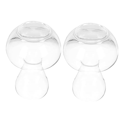 DIKACA Hydrokulturanlage Kreative Glas Pilz Vase Set Hocker Für von DIKACA