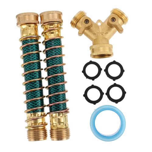 DIKACA Y Förmiger Garten Schlauchverbinder Set Spritzschutz Adapter Für Effiziente Gartenbewässerung Inklusive Y Splitter Und Wasseranschluss Für Schlauch Und Wasserhahn DIKACA Y Förmiger Garten Schlauchverbinder Set Spritzschutz Adapter Für Effiziente Gartenbewässerung Inklusive Y Splitter Und Wasseranschluss Für Schlauch Und Wasserhahn von DIKACA