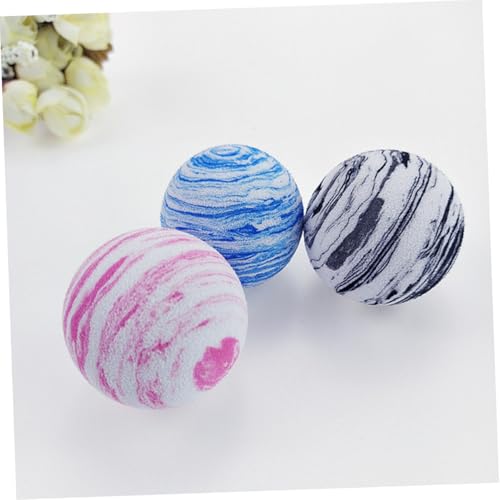 DIKACA 20 Stück Teiliges Eva Bouncy Ball Bunte Spielbälle für Hunde und Katzen Interaktives Katzenspielzeug für Drinnen und Draußen Langlebig und Sicher für Welpen und Wohnungskatzen von DIKACA