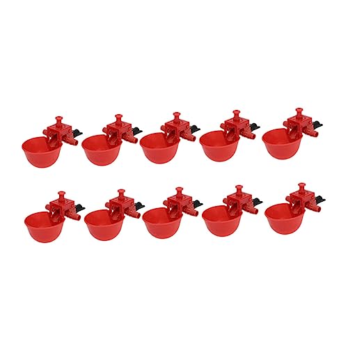 DIKACA 22 Stück Automatische Trinkschale Automatisches Hühnerwasser automatische Geflügeltränke geflügel tränke Trinkbecher für Geflügel Automatischer Wassernapf für Geflügel Plastik von DIKACA