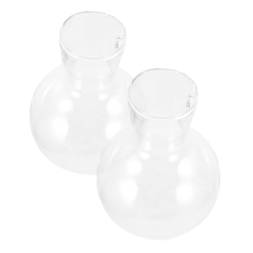 DIKACA 2St Holzvase Pflanzenvase Dekorative Vase Wohnkultur Vase Hydrokulturvase Luftpflanzenhalter hydroponisches Terrarium Wasserpflanzer Glas mit hohem Borosilikatgehalt Transparent DIKACA 2St Holzvase Pflanzenvase Dekorative Vase Wohnkultur Vase Hydrokulturvase Luftpflanzenhalter hydroponisches Terrarium Wasserpflanzer Glas mit hohem Borosilikatgehalt Transparent von DIKACA
