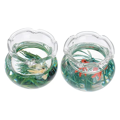 DIKACA 2Stücke Aquarium Dekoration Fischtank Ornament Für Stilvolle Wohnkultur Und Kreative Mini Gestaltung Für Garten Und Büro DIKACA 2Stücke Aquarium Dekoration Fischtank Ornament Für Stilvolle Wohnkultur Und Kreative Mini Gestaltung Für Garten Und Büro von DIKACA