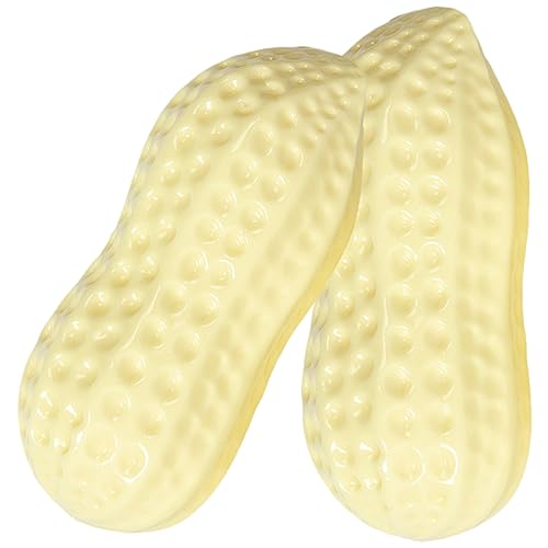 DIKACA Spielzeug für Hunde 2er-Pack Kauspielzeug in Erdnussform interaktives Hundespielzeug quietschendes Haustier-Beißspielzeug für Hunde sicherer Spaß DIKACA Spielzeug für Hunde 2er-Pack Kauspielzeug in Erdnussform interaktives Hundespielzeug quietschendes Haustier-Beißspielzeug für Hunde sicherer Spaß von DIKACA