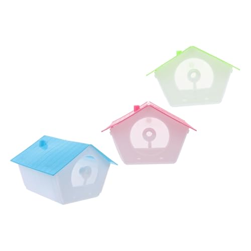 DIKACA 3 Sätze Vogelhaus Hamsterhaus Höhle Verschachtelung Lieferungen Nest klein kolibris Sparrow Bird House Vogelfutterhaus Lovebirds Nisthaus Finch Bird House pp Zufällige Farbe DIKACA 3 Sätze Vogelhaus Hamsterhaus Höhle Verschachtelung Lieferungen Nest klein kolibris Sparrow Bird House Vogelfutterhaus Lovebirds Nisthaus Finch Bird House pp Zufällige Farbe von DIKACA