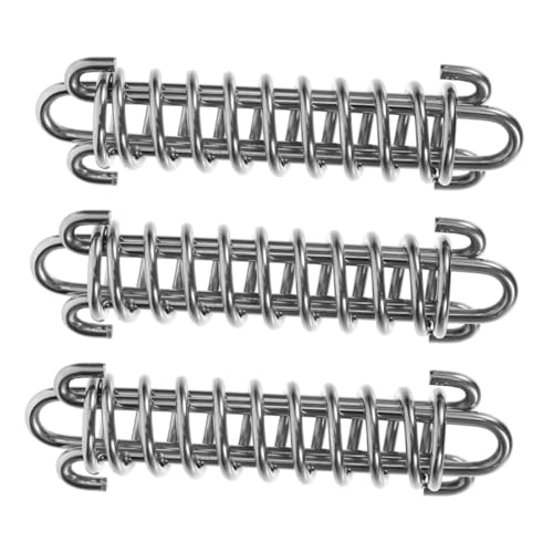 DIKACA 3 Stück Teiliges Hundeleinen-Element Edelstahl Stoßdämpfend und Reißfest Belastbarkeit für Große Hunde für Outdoor Camping und Training Schützt Hund und Halter vor Ruckartigen DIKACA 3 Stück Teiliges Hundeleinen-Element Edelstahl Stoßdämpfend und Reißfest Belastbarkeit für Große Hunde für Outdoor Camping und Training Schützt Hund und Halter vor Ruckartigen von DIKACA