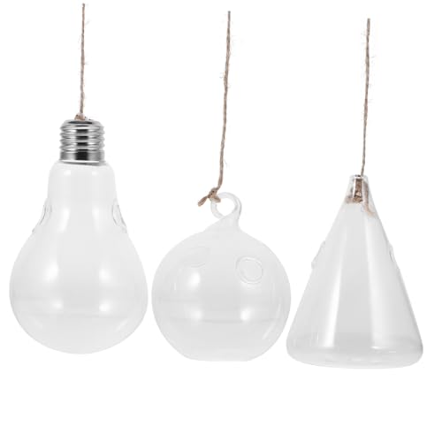 DIKACA Hängekörbe Aus Glas 3er-Set Wasserpflanzenbehälter Dekorative Vase Für Den Innenbereich Büro DIKACA Hängekörbe Aus Glas 3er-Set Wasserpflanzenbehälter Dekorative Vase Für Den Innenbereich Büro von DIKACA