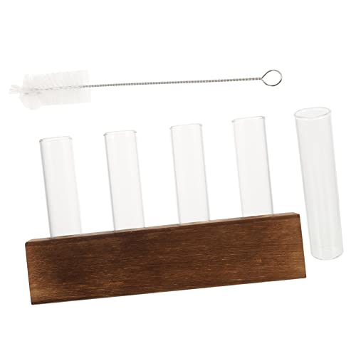 DIKACA Hängende Pflanzenvermehrungsstation 3-teiliges Set Reagenzgläser Aus Glas Hydrokulturvase Für Den Schreibtisch Für Wohnzimmer Schlafzimmer von DIKACA