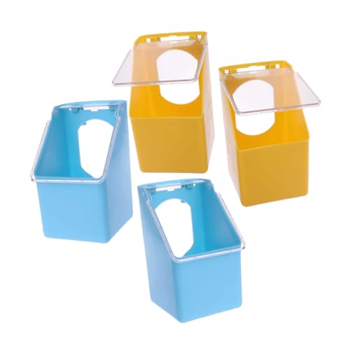 DIKACA 4 Stück Taubenfutterbox Wachtelfutterspender Vogelfutterkäfige Hühnerfutterspender Stall Vogelkäfig Futternäpfe Vogelfutterbecher Rattenkäfig Meerschweinchenkäfig Vogelkäfig DIKACA 4 Stück Taubenfutterbox Wachtelfutterspender Vogelfutterkäfige Hühnerfutterspender Stall Vogelkäfig Futternäpfe Vogelfutterbecher Rattenkäfig Meerschweinchenkäfig Vogelkäfig von DIKACA
