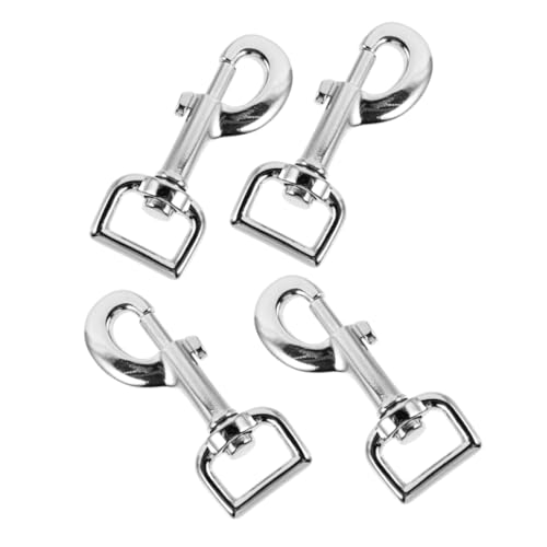 DIKACA 4 Stück Teiliges Metall Hundeleinen Clips mit Drehwirbel Sicherheits schnapphaken für Welpen und Kleine Hunde Rostfrei Vielseitig Kompatibel Schnelles Lösen für Sichere DIKACA 4 Stück Teiliges Metall Hundeleinen Clips mit Drehwirbel Sicherheits schnapphaken für Welpen und Kleine Hunde Rostfrei Vielseitig Kompatibel Schnelles Lösen für Sichere von DIKACA