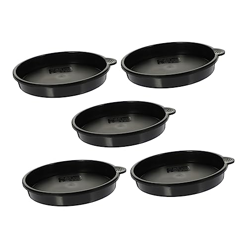 DIKACA 5 Stück Blumentopf Tablett Untersetzer Für Topfpflanzen Pflanzen Innen Pflanzentopfsaucer Fühlten Sich Pflanzentopfplatte Untersetzer Für Pflanzen Pflanzenuntersetzer Harz Schwarz DIKACA 5 Stück Blumentopf Tablett Untersetzer Für Topfpflanzen Pflanzen Innen Pflanzentopfsaucer Fühlten Sich Pflanzentopfplatte Untersetzer Für Pflanzen Pflanzenuntersetzer Harz Schwarz von DIKACA