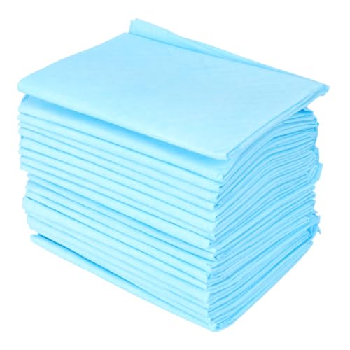 DIKACA 50 Stück Pet Training Pee Pads S Superabsorbierende wasserdichte Windeleinlagen für Hunde für Welpenerziehung Haustierkäfig Auto und Indoor-nutzung Zufällige Farbe von DIKACA