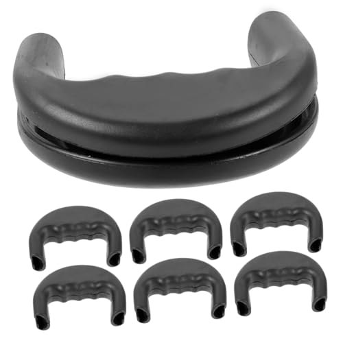 DIKACA 6 Stück Teiliges Ergonomische Hundeleinen Griffe aus Gummi rutschfeste Zugseil handgriffe für Haustier Komfortabel und Stabil für Spaziergänge und Outdoor aktivitäten von DIKACA
