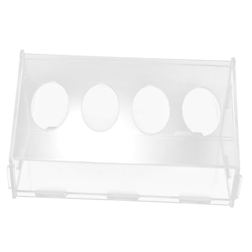 DIKACA Acryl Futtertrog für Geflügel Schräg Geflügelfutterspender Kratzfest Langlebig Leicht Waschbar für Papageien Küken und Hühner DIKACA Acryl Futtertrog für Geflügel Schräg Geflügelfutterspender Kratzfest Langlebig Leicht Waschbar für Papageien Küken und Hühner von DIKACA