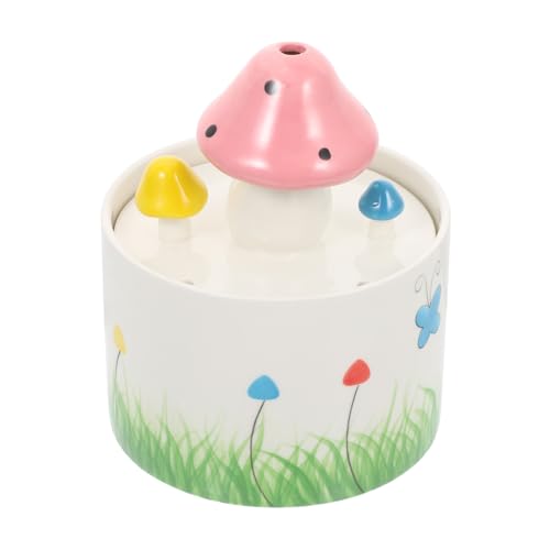 DIKACA Automatischer USB Haustier Wasserspender mit Zirkulationssystem Keramik Trinkbrunnen für Katzen und Hunde Stabiler Rutschfester Trinknapf Praktischer Wasserspender für Alltag DIKACA Automatischer USB Haustier Wasserspender mit Zirkulationssystem Keramik Trinkbrunnen für Katzen und Hunde Stabiler Rutschfester Trinknapf Praktischer Wasserspender für Alltag von DIKACA