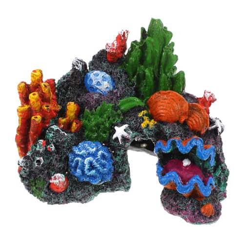 DIKACA Bunte Künstliche Korallenriff Dekoration für Aquarium Realistisch Gestaltetes Fischbecken Ornament Robust und Langlebig Natürliche Unterwasserlandschaft für Fischliebhaber DIKACA Bunte Künstliche Korallenriff Dekoration für Aquarium Realistisch Gestaltetes Fischbecken Ornament Robust und Langlebig Natürliche Unterwasserlandschaft für Fischliebhaber von DIKACA