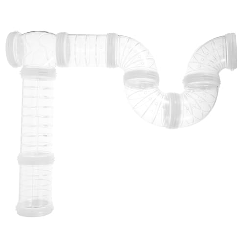 DIKACA DIY Hamster Tunnel Transparent Haustier Rohrspielzeug Externer Verbindungs Tunnel für Maus und Kleintiere zur Erweiterung Lebensraums Aktivität DIKACA DIY Hamster Tunnel Transparent Haustier Rohrspielzeug Externer Verbindungs Tunnel für Maus und Kleintiere zur Erweiterung Lebensraums Aktivität von DIKACA