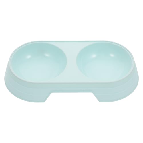 DIKACA Doppelnapf für Haustiere Futter Wassernapf aus Robustem Material Leicht zu Reinigen Stilvolles Design für Katzen und Hunde Praktische Futterstation für Gleichzeitiges Essen und von DIKACA