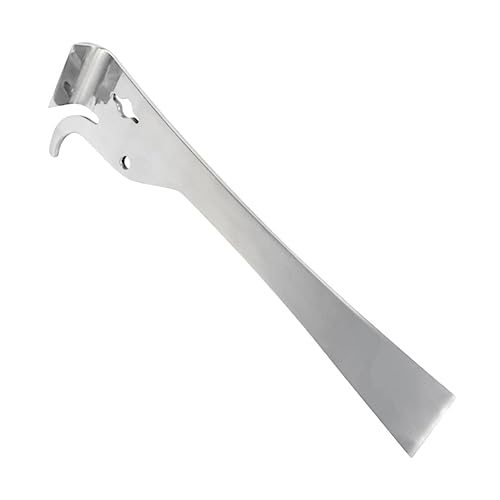 DIKACA Edelstahlhonigmesser Bienenstock Kratzer Imker Bienenzucht Bienenzubehör Stockwerkzeug aus Edelstahl Rostfreier Stahl Silver DIKACA Edelstahlhonigmesser Bienenstock Kratzer Imker Bienenzucht Bienenzubehör Stockwerkzeug aus Edelstahl Rostfreier Stahl Silver von DIKACA