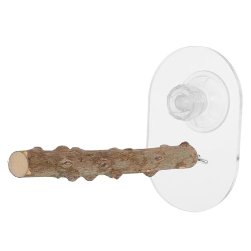 DIKACA Einstellbare aus Naturholz mit Saugnäpfen für Fenster und Käfig für Wellensittiche Nymphensittiche und Andere Kleine DIKACA Einstellbare aus Naturholz mit Saugnäpfen für Fenster und Käfig für Wellensittiche Nymphensittiche und Andere Kleine von DIKACA