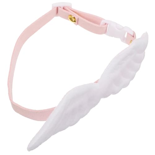 DIKACA Einstellbares Haustier mit Flügel Design Weiß Verstellbar Strapazierfähig für Hunde Welpen und Kaninchen Modisches Accessoire für Party Halloween Geburtstag DIKACA Einstellbares Haustier mit Flügel Design Weiß Verstellbar Strapazierfähig für Hunde Welpen und Kaninchen Modisches Accessoire für Party Halloween Geburtstag von DIKACA