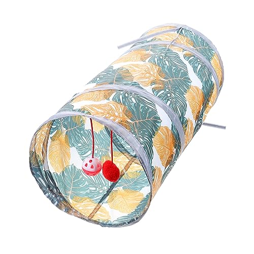 DIKACA Faltbarer Katzen Spieltunnel mit Kreativer Musterung Leichter Indoor Katzentunnel für Wohnungskatzen Warmes Nest und Rascheltunnel Fördert Spielerische Aktivität und DIKACA Faltbarer Katzen Spieltunnel mit Kreativer Musterung Leichter Indoor Katzentunnel für Wohnungskatzen Warmes Nest und Rascheltunnel Fördert Spielerische Aktivität und von DIKACA