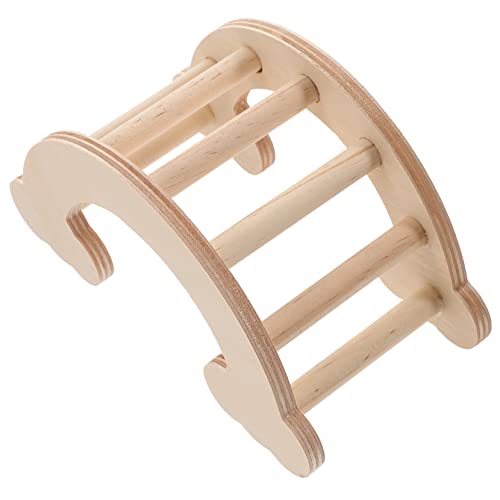 DIKACA Hamster Kletterleiter aus Holz Langlebiges Haustierspielzeug Multifunktionale Rampe für Hamster Chinchillas und Kleine Nager Natürliche Holzfarbe Fördert Bewegung und Training im DIKACA Hamster Kletterleiter aus Holz Langlebiges Haustierspielzeug Multifunktionale Rampe für Hamster Chinchillas und Kleine Nager Natürliche Holzfarbe Fördert Bewegung und Training im von DIKACA