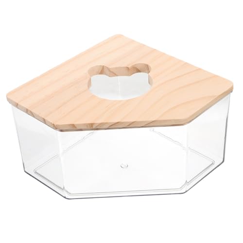 DIKACA Hamster Sandbad Box aus Kleines Transparentes Sandbadezubehör für Hamster Chinchilla und Kleintiere Stabiler Sandbad Behälter zur Beobachtung und Käfigdekoration DIKACA Hamster Sandbad Box aus Kleines Transparentes Sandbadezubehör für Hamster Chinchilla und Kleintiere Stabiler Sandbad Behälter zur Beobachtung und Käfigdekoration von DIKACA