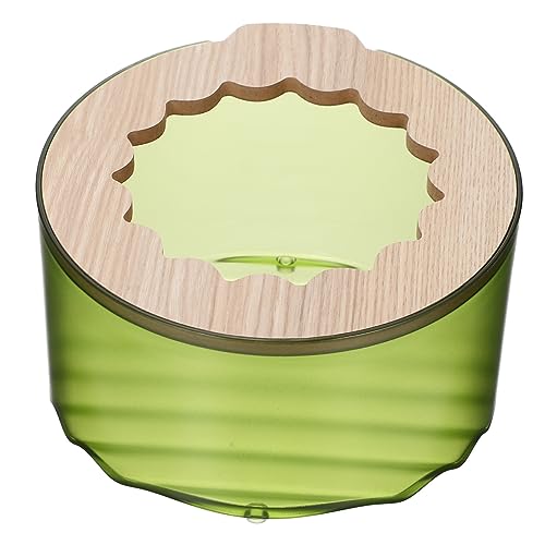 DIKACA Hamster Sandbad und Toilette aus Stabilem und Holz Transparentes Kleintier Badezimmer mit Abnehmbarem Deckel als Versteck und Sandbad für Meerschweinchen Ratten und Zwerghamster DIKACA Hamster Sandbad und Toilette aus Stabilem und Holz Transparentes Kleintier Badezimmer mit Abnehmbarem Deckel als Versteck und Sandbad für Meerschweinchen Ratten und Zwerghamster von DIKACA