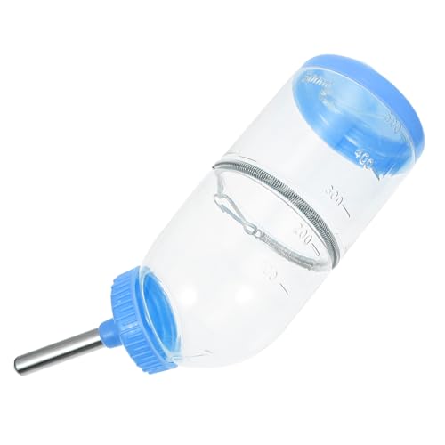 DIKACA Hamster Trinkflasche für Kleintiere Wie Chinchilla Kaninchen Meerschweinchen Auslaufsicher Plastikfrei Einfache Bedienung Geeignet für Haustiere und Nager mit Federclipverschluss von DIKACA