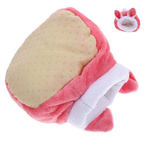 DIKACA Hamster Winterbett Haustier Kuschelnest aus Baumwolle Wärmendes Schlafsack Nest für Hamster Igel Kaninchen Cartoon Stil DIKACA Hamster Winterbett Haustier Kuschelnest aus Baumwolle Wärmendes Schlafsack Nest für Hamster Igel Kaninchen Cartoon Stil von DIKACA