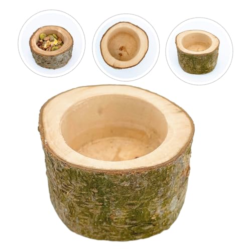 DIKACA Hamsternapf aus Holz Langlebige Futterschale für Hamster Chinchillas Kaninchen und Meerschweinchen Multifunktionaler Napf für Futter und Wasser Sicheres Naturmaterial Geräumig und DIKACA Hamsternapf aus Holz Langlebige Futterschale für Hamster Chinchillas Kaninchen und Meerschweinchen Multifunktionaler Napf für Futter und Wasser Sicheres Naturmaterial Geräumig und von DIKACA