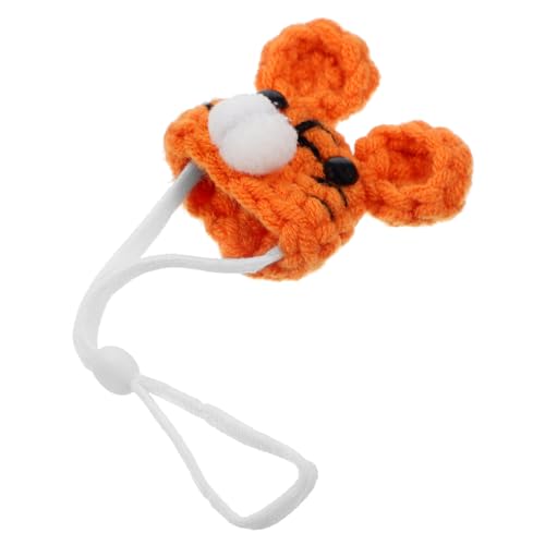 DIKACA Handgestrickte Mini Haustiermütze für Hamster und Kleine Tiere Niedlicher Verstellbarer Kopfschmuck Leichtes Party Accessoire für und Festliche Anlässe von DIKACA