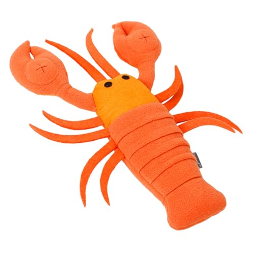 DIKACA Haustier Snuffle Toy Lobster Form Langlebiges Pet Feed Training für Hunde Robustes Schnüffelspielzeug zur Langsames Fressen und Beschäftigung Bunte Cartoon Optik Geeignet für von DIKACA
