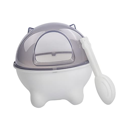 DIKACA Haustierwannen Set Haustierbad Hamsterbad Baden Staubbad Für Hamster Hamster Haustierwaschbad Für Chinchilla Waschwanne Hamster Große Kleintierbadewanne Weiß von DIKACA