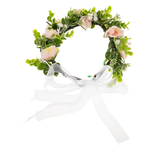 DIKACA Hochwertiger Wiederverwendbarer Hunde-hochzeitsblumenkranz Leichtes Atmungsaktives Haustier-blumenhalsband aus Weichem Hautfreundlichem Material für Zeremonien Fotoshootings und DIKACA Hochwertiger Wiederverwendbarer Hunde-hochzeitsblumenkranz Leichtes Atmungsaktives Haustier-blumenhalsband aus Weichem Hautfreundlichem Material für Zeremonien Fotoshootings und von DIKACA