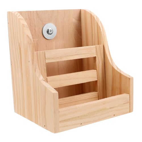 DIKACA Holz Heufutterspender mit Futternapf für Kleine Haustiere Stabile Heuraufe für Kaninchen Meerschweinchen und Chinchillas Einfache Installation Natürliches Material Platzsparendes DIKACA Holz Heufutterspender mit Futternapf für Kleine Haustiere Stabile Heuraufe für Kaninchen Meerschweinchen und Chinchillas Einfache Installation Natürliches Material Platzsparendes von DIKACA