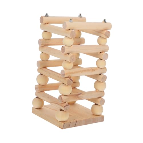 DIKACA Holz grasständer Futterhalter für Kaninchen Multifunktionaler Futterplatz aus Langlebigem Holz Geeignet für Kaninchen Hamster Meerschweinchen und Kleine Nager Einfache von DIKACA