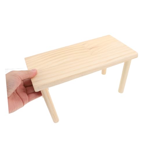 DIKACA Holzplattform für Kleintiere Multifunktionale Hamster Etagen Plattform Sichere Holzterrasse für Meerschweinchen Ratten Zwerghamster und Chinchillas Komfortabel und Vielseitig von DIKACA
