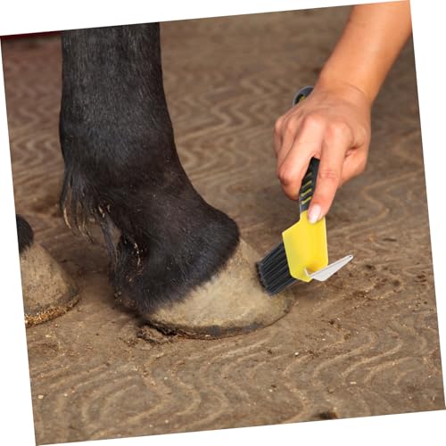 DIKACA Horse Grooming Tool Hufkratzer mit Bürste Ergonomischer Griff Langlebig Rostfrei für Effektive Pferdepflege Tägliches Putzen Zubehör Zufällige Farbe Zufällige Farbe DIKACA Horse Grooming Tool Hufkratzer mit Bürste Ergonomischer Griff Langlebig Rostfrei für Effektive Pferdepflege Tägliches Putzen Zubehör Zufällige Farbe Zufällige Farbe von DIKACA